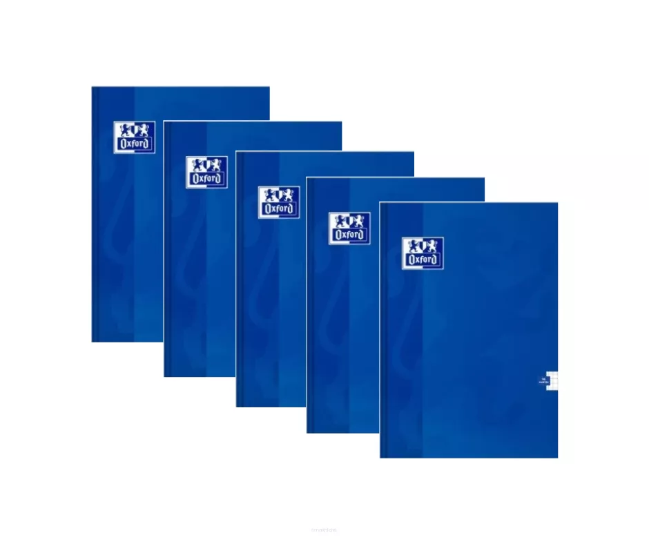 5x Brulion A5/96 Kratka Niebieski Oxford Esse smartkleks.pl