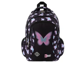 St. Majewski Plecak 3-komorowy Pastel Butterfly