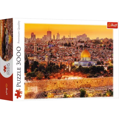 Puzzle Trefl 3000 Elementów Dachy Jerozolimy