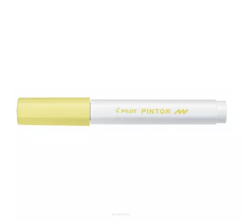 Marker Permanentny Olejowy Dekoracyjny Pastelowy Żółty  Pintor 1,0 mm Pilot