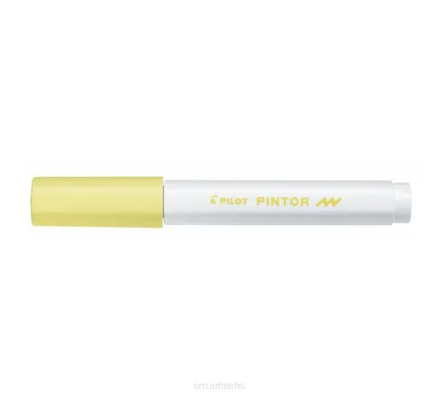 Marker Permanentny Olejowy Dekoracyjny Pastelowy Żółty  Pintor 1,0 mm Pilot