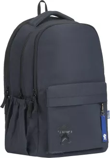 Plecak Szkolny Młodzieżowy 3 Komorowy 26l Oxford Czarny  SmartKleks.pl