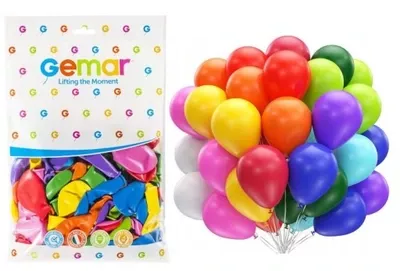 Balony 50 sztuk Mix Kolorów Pastelowych Gemar