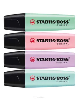Zakreślacze Stabilo Boss Original Pastel 4szt. SmartKleks.pl