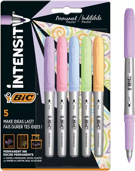 Markery Permanentne Intensity Pastel BiC SmartKleks.pl