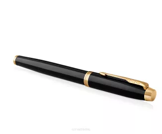 Zestaw Atrament + Tłoczek + Pióro Wieczne Parker IM Black Lacquer GT 1931645 - 7