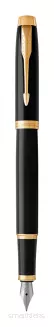 Zestaw Atrament + Tłoczek + Pióro Wieczne Parker IM Black Lacquer GT 1931645 - 9