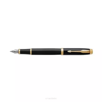 Zestaw Atrament + Tłoczek + Pióro Wieczne Parker IM Black Lacquer GT 1931645 - 13
