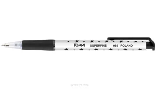 20x Długopis Toma Superfine TO-069 Czarny Pstrykany smartkleks.pl