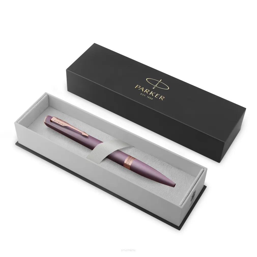 Parker Meridian Długopis Fioletowy lakier z różowymi złotymi wykończeniami Średnia końcówka 2247765