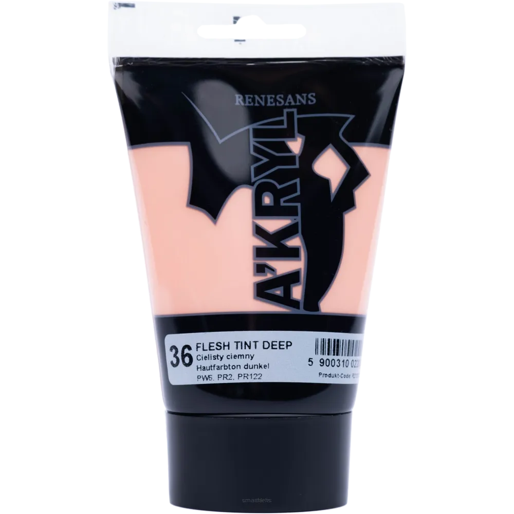 Farba Akrylowa Renesans 100ml 36 Cielisty Ciemny