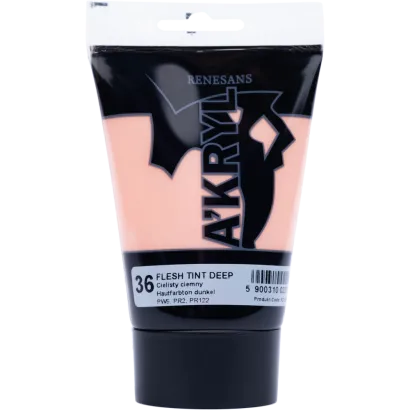 Farba Akrylowa Renesans 100ml 36 Cielisty Ciemny