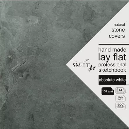 SMLTArt Stonebook Szkicownik Absolute White 195x195 150g 64ark
