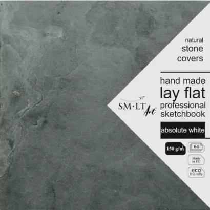 SMLTArt Stonebook Szkicownik Absolute White 195x195 150g 64ark