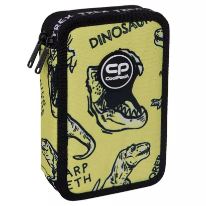 Piórnik Dwukomorowy Z Wyposażeniem Jumper 2 Dino Adventure SmartKleks.pl