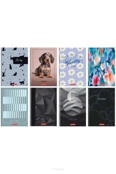 Brulion A4/96K linia mix (5 szt) HERLITZ