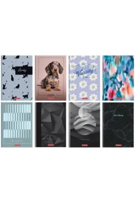 Brulion A4/96K linia mix (5 szt) HERLITZ