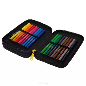 Piórnik Dwukomorowy Z Wyposażeniem Jumper 2 Darker Night SmartKleks.pl