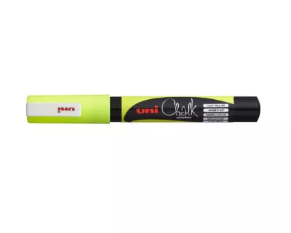 Marker KREDOWY Uni Chalk PWE-3MS 0.9-1.3mm Fluo Żółty