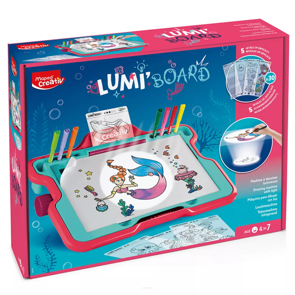 Zestaw Maped  Podświetlana Tablica Lumi Board Podwodny Świat SmartKleks.pl