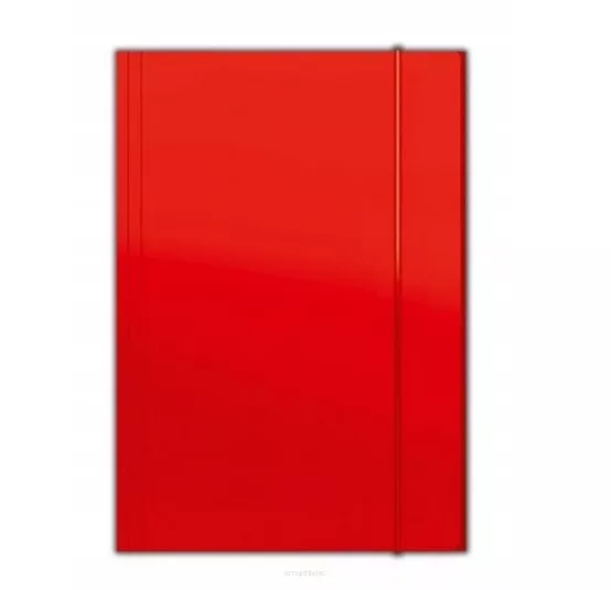 Teczka Papierowa Z gumką A4 Czerwona Barbara