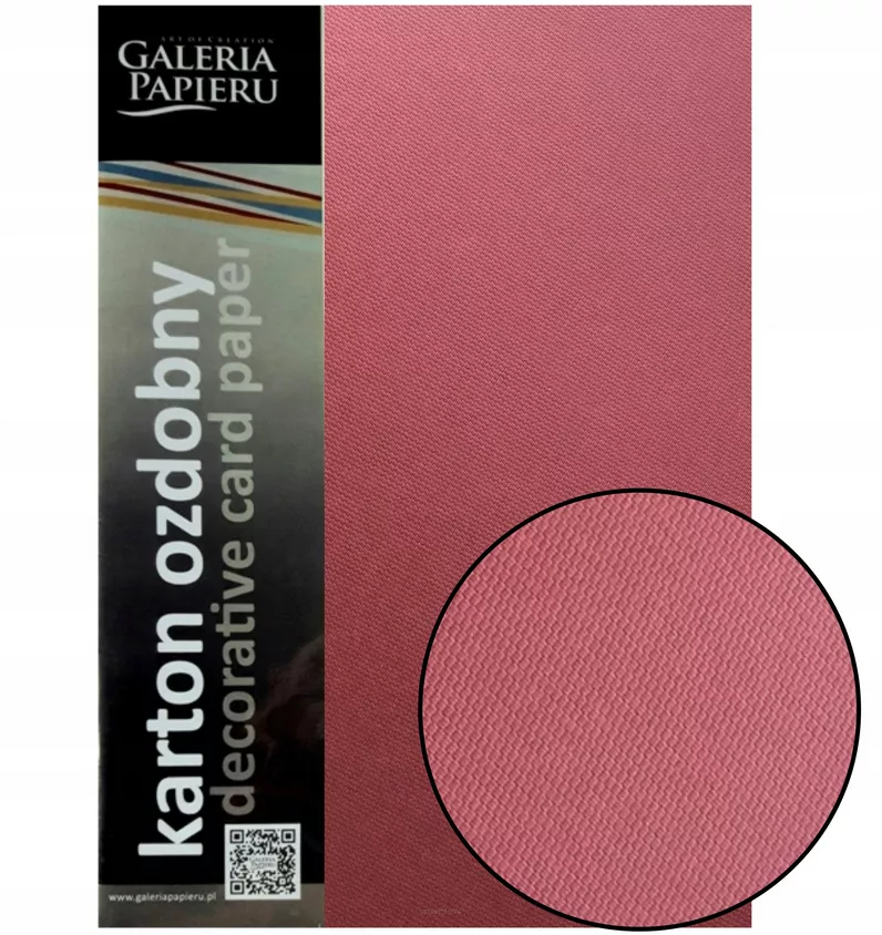 Karton Ozdobny Floryda Bordowy Galeria Papieru smartkleks.pl