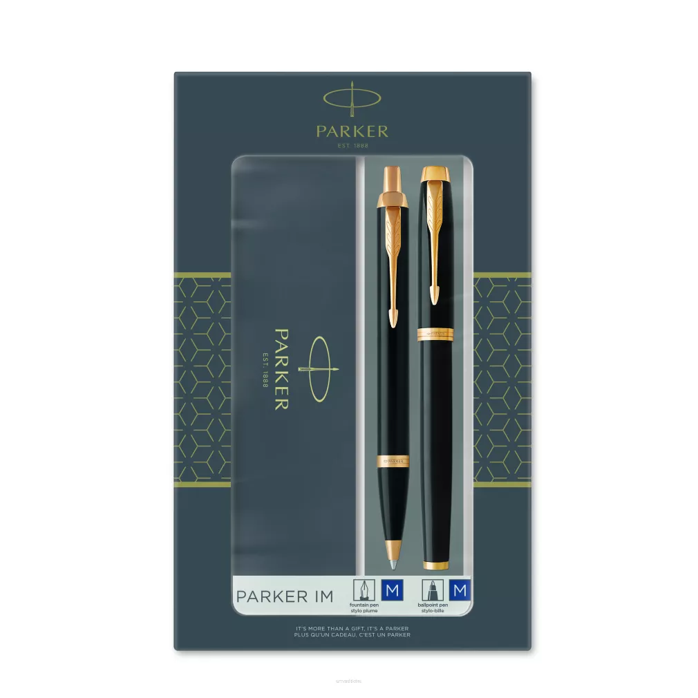 Parker IM Zestaw Prezentowy DUO Pióro Długopis  GT smartkleks.pl