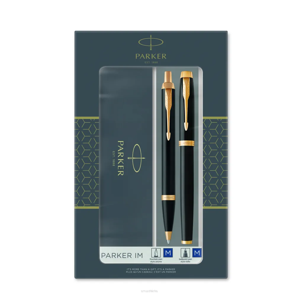 Parker IM Zestaw Prezentowy DUO Pióro Długopis  GT smartkleks.pl