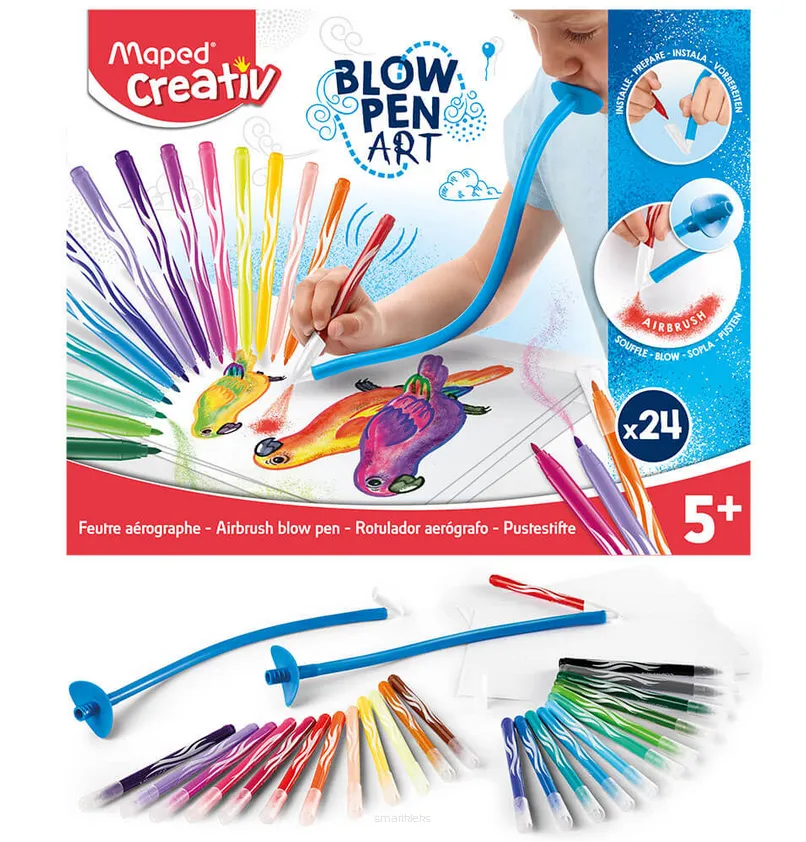 Flamastry Dmuchane Zestaw Kreatywny Maped Creativ 5+