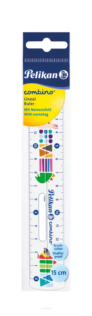 Linijka 15 cm Dwustronna Pelikan