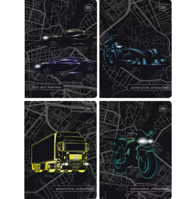 Zeszyt A5 Kolorowa Linia 32 Kartki Cars UV Interdruk