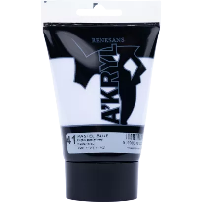 Farba Akrylowa Renesans 100ml 41 Błękit Pastelowy