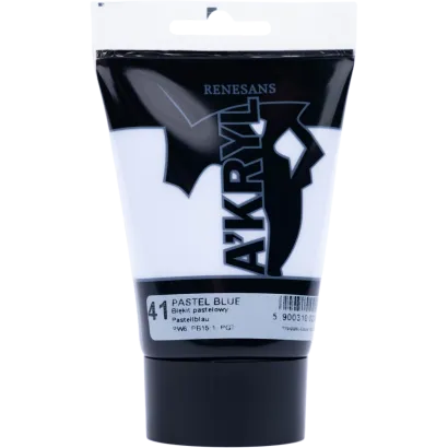 Farba Akrylowa Renesans 100ml 41 Błękit Pastelowy
