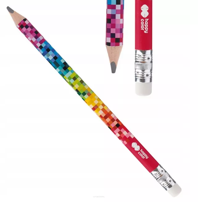 Ołówek Do Nauki Pisania 2B Happy Color Jumbo Pixi smartkleks.pl