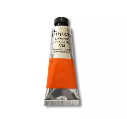 Farba Olejna Vincent 304 Permanent Orange 50ml.