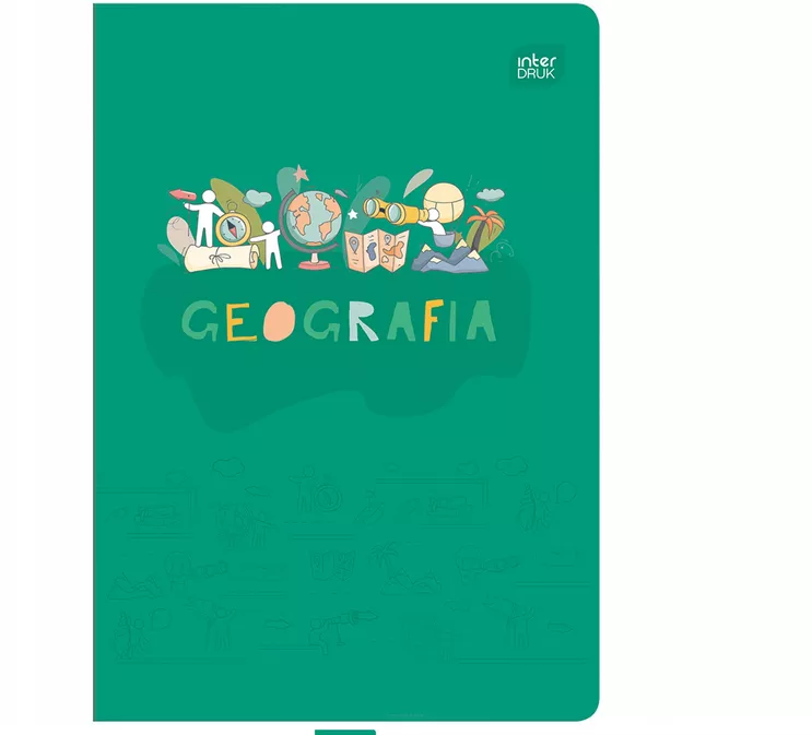 Zeszyt Tematyczny - Geografia  A5/60 Kratka Interdruk smartkleks.pl