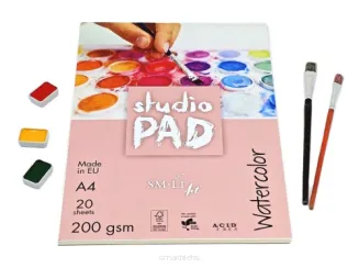 SMLTArt Studio Pad WATERCOLOR A4 200gsm 20 arkuszy