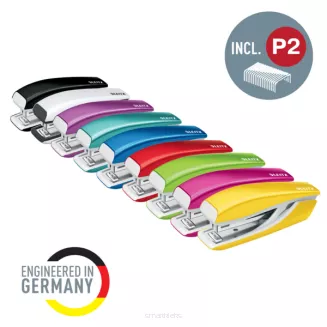 Zszywacz mini Leitz WOW niebieski 55281036 smartkleks.pl
