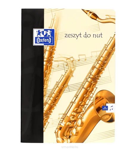 Zeszyt do nut A5/32k. Okładka Laminowana Oxford