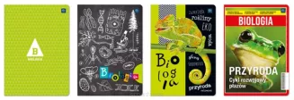Zeszyt tematyczny A5 Krata 60 kartek 'Biologia' Interdruk