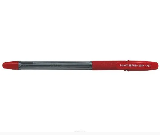 Długopis Olejowy Ze Skuwką Czerwony Pilot BPS-GP-XB-R