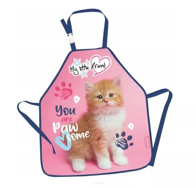 Fartuszek Ochronny Do Prac Plastycznych St. Majewski My Little Friend Ginger Kitty smartkleks.pl