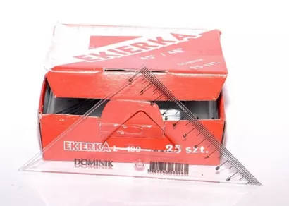 Ekierka plastikowa Dominik 45/90/45