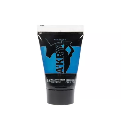 Farba Akrylowa Renesans 100ml 68 Zieleń Mikowa