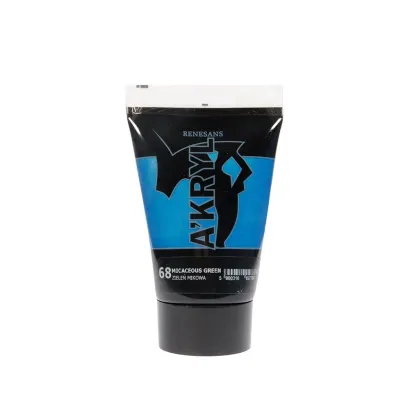 Farba Akrylowa Renesans 100ml 68 Zieleń Mikowa