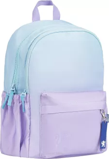 Plecak Szkolny Młodzieżowy 2 Komorowy Oxford 25l Gradient Lawendowy Ombre Pastel  SmartKleks.pl