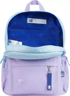 Plecak Szkolny Młodzieżowy 2 Komorowy Oxford 25l Gradient Lawendowy Ombre Pastel  SmartKleks.pl