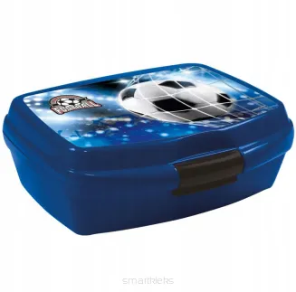 Zestaw Bidon Śniadaniówka Lunchbox DERFORM Football smartkleks.pl