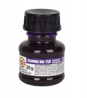 Tusz Kreślarski Fioletowy 20ml KOH-I-NOOR