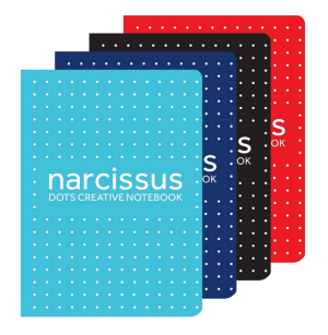 Zeszyt w Kropki Narcissus A/5 60 Kartek